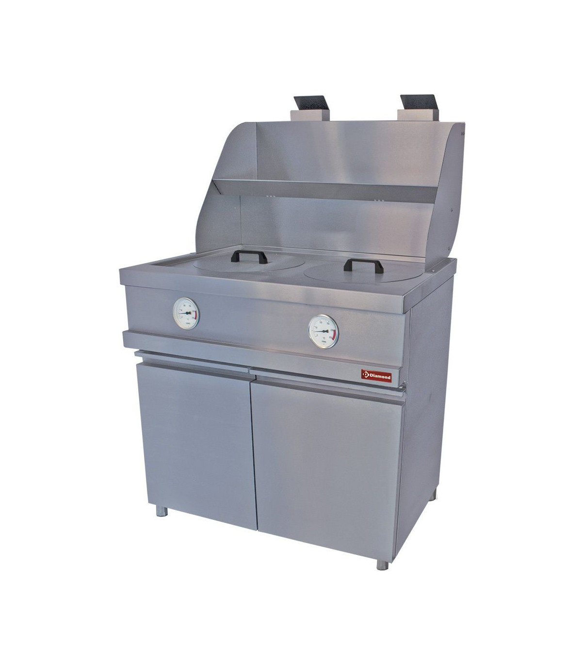 FRITEUSE GAZ 2 CUVES RONDES HEAVY DUTY DIAMOND dans GAZ