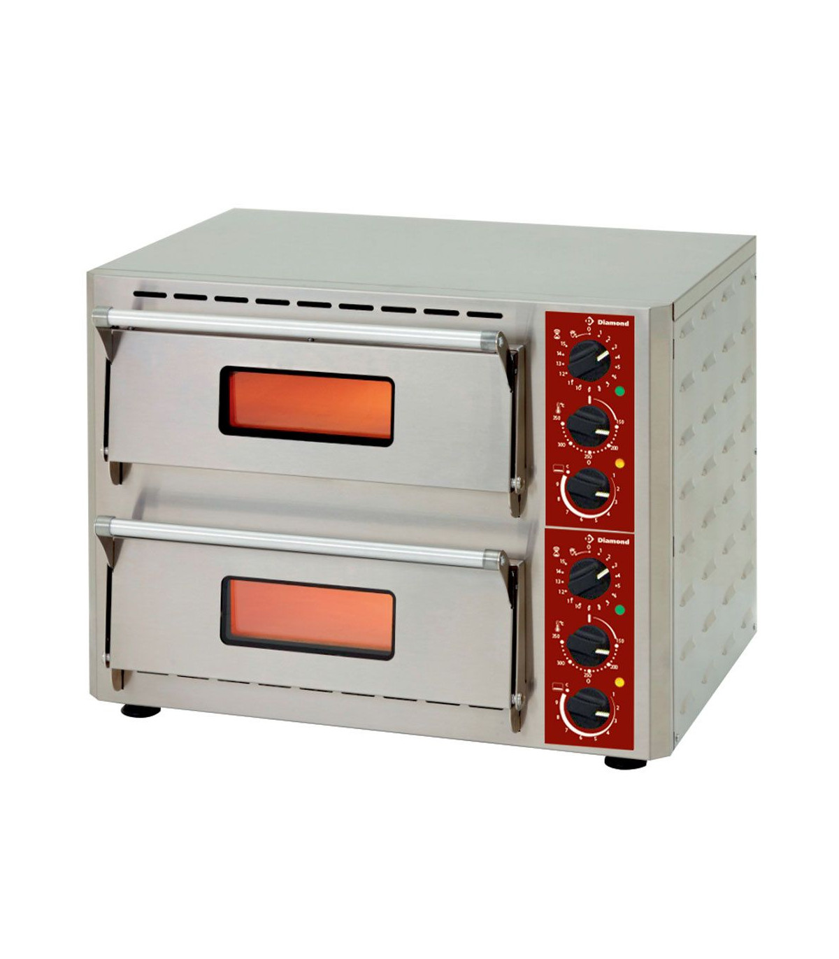 FOUR ELECTRIQUE PIZZA 2 CHAMBRES 3+3 KW DIAMOND dans FOUR PIZZA