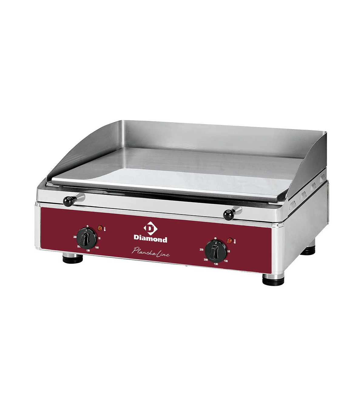 PLAQUE DE CUISSON ELECTTRIQUE LISSE CHROMEE DIAMOND dans PLAQUE A SNACKER