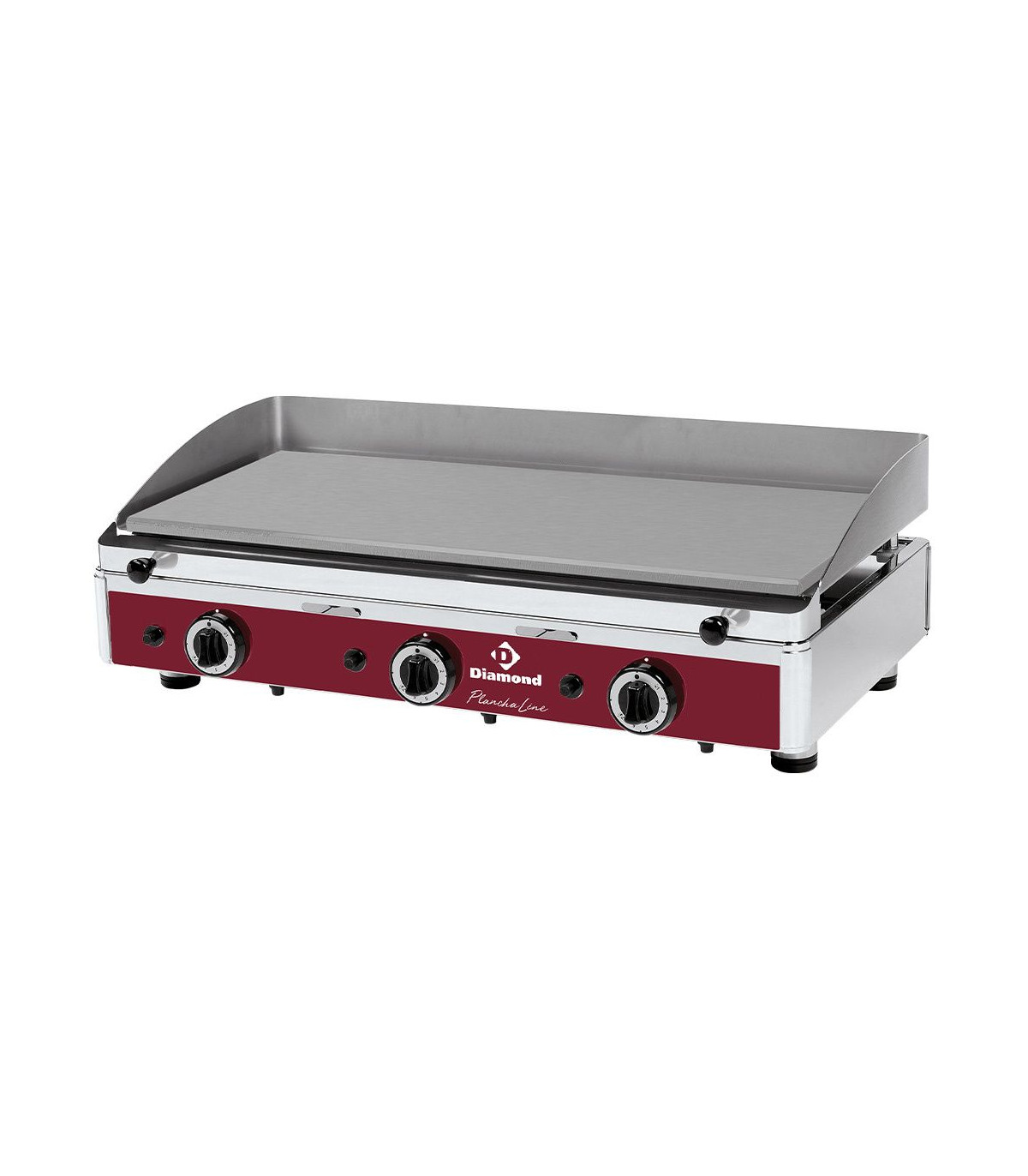 PLAQUE DE CUISSON LISSE GAZ DIAMOND dans PLAQUE A SNACKER