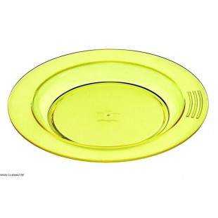 ASSIETTE 1/2 CREUSE Ø23CM COPOLYESTER VERTE SAINT-ROMAIN dans VAISSELLE SPECIALISEE