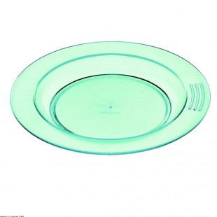 ASSIETTE 1/2 CREUSE Ø23CM COPOLYESTER VERTE SAINT-ROMAIN dans VAISSELLE SPECIALISEE