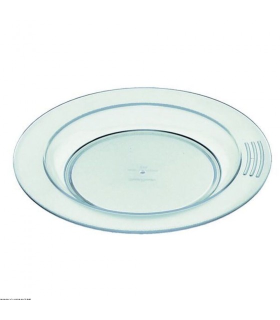 ASSIETTE 1/2 CREUSE Ø18CM COPOLYESTER VERTE SAINT-ROMAIN dans VAISSELLE SPECIALISEE