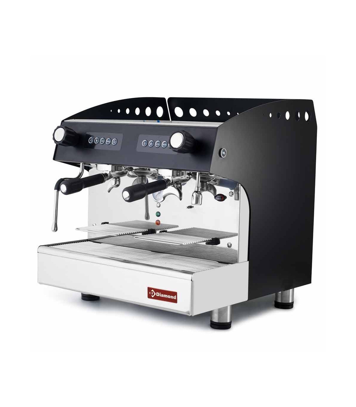 MACHINE A CAFE EXPRESSO 2 GROUPES AUTOMATIQUE NOIRE DIAMOND dans MACHINE A CAFE ESPRESSO