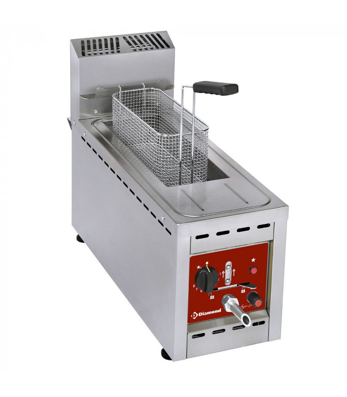 FRITEUSE GAZ 1 CUVE 8LT TOP PLUS DIAMOND dans GAZ