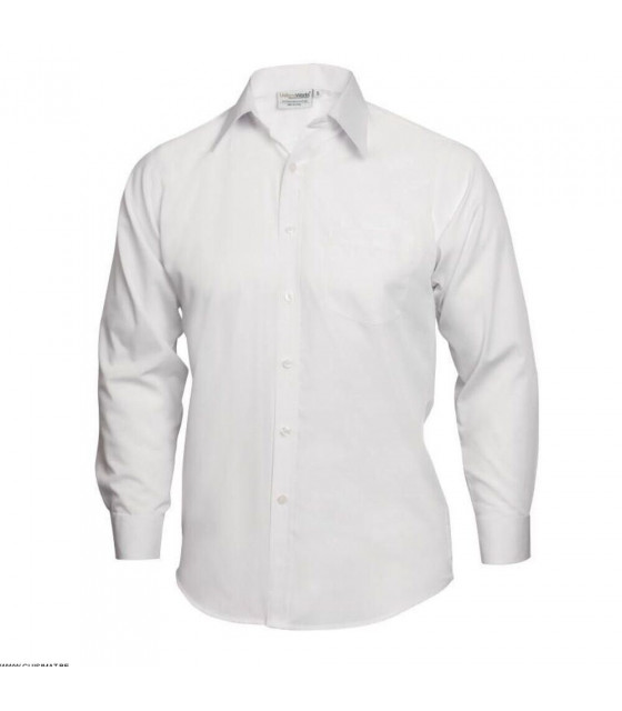 EOL  CHEMISE UNISEXE BLANCHE TAILLE L UNIFORMWORKS dans CHEMISES
