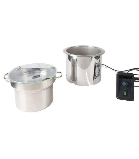SOUPIERE ENCASTRABLE - MODELE COMPLET - 9LT 350 W - 230 V - 50 HZ. dans MARMITE A SOUPE