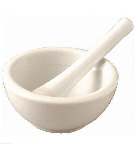 EOL  MORTIER AVEC BOL EN PORCELAINE Ø150MM CUISIMAT dans MORTIERS