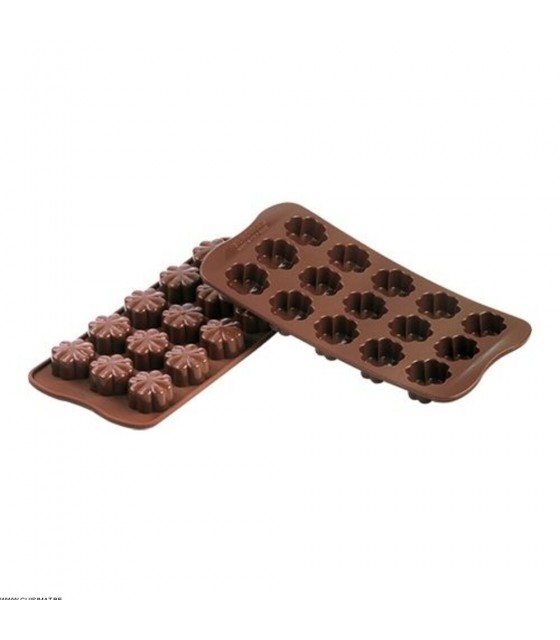 MOULE A CHOCOLAT PRALINE EASY-CHOC FLEURY 15X 30X30MM dans MOULES CHOCOLAT