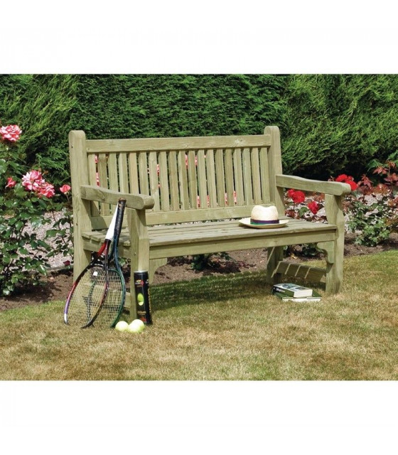 BANC DE JARDIN EN BOIS TENDRE dans TRANSAT ET CHAISE LONGUE