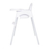 CHAISE HAUTE BEBE BLANC BRILLANT dans CHAISES ENFANT