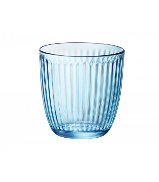 VERRE LINE GOBELET EAU 29CL BLEU ROCCO dans LINE