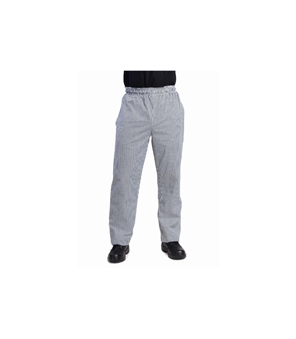 EOL  PANTALON VEGAS DE CUISINE A CARREAUX NOIRS ET BLANCS dans CARREAUX