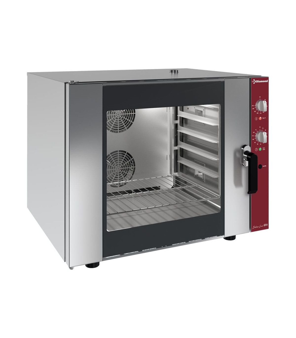 FOUR ELECTRIQUE A CONVECTION 6X600X400MM + HUMIDIFICATEUR MANUEL DIAMOND dans FOUR CONVECTION