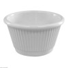 RAMEQUIN EN MELAMINE BLANC Ø6CM BORDS COTELES dans ARTICLES DE PRESENTATION