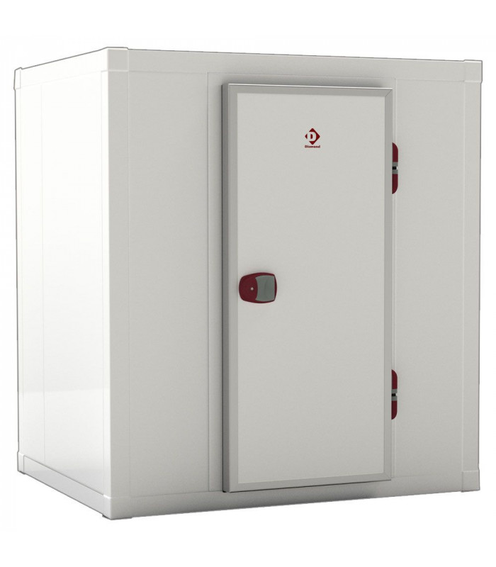 CHAMBRE FROIDE 80MM DIMENSIONS INTERIEURE 2030X1030XH2030MM 4.24M³ DIAMOND dans CHAMBRE FROIDE NEGATIVE AVEC GROUPE