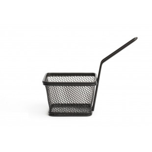 PANIER A FRITES CARRE BLACK 10X9XH7CM ANDALUS COMAS dans MINI SERVICE