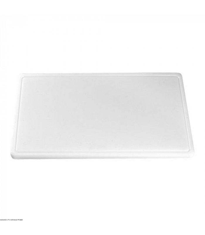 PLANCHE A DECOUPER BLANCHE 50X30X2CM CATERCHEF dans PLANCHES A DECOUPER