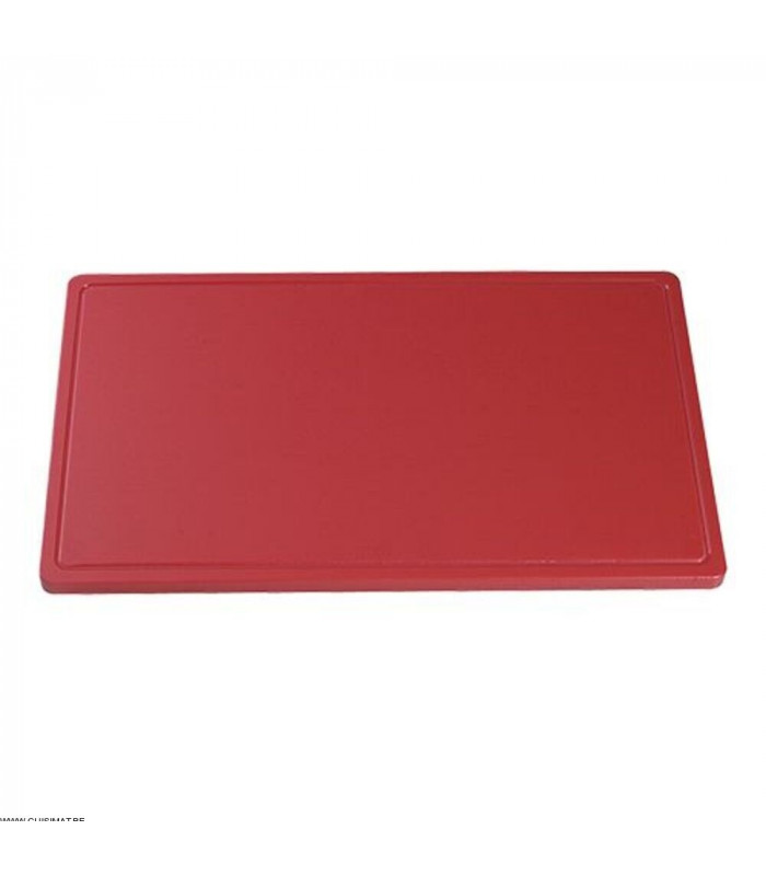 PLANCHE A DECOUPER ROUGE 50X30X2CM dans PLANCHES A DECOUPER