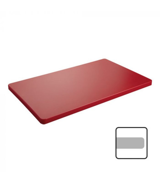 PLANCHE A DECOUPER ROUGE 60X33X4CM CATERCHEF dans PLANCHES A DECOUPER