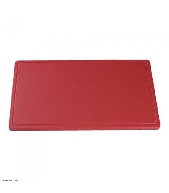 PLANCHE A DECOUPER ROUGE 60X35X2CM dans PLANCHES A DECOUPER