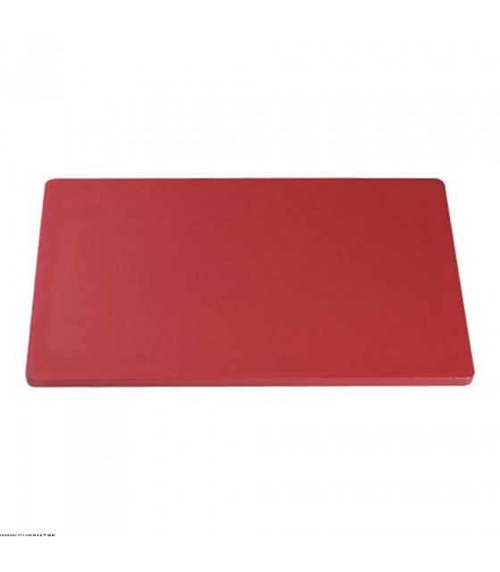 PLANCHE A DECOUPER ROUGE 40X25X2CM CATERCHEF dans PLANCHES A DECOUPER