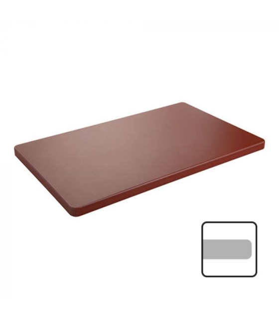 PLANCHE A DECOUPER BRUNE 50X30X2CM CATERCHEF dans PLANCHES A DECOUPER