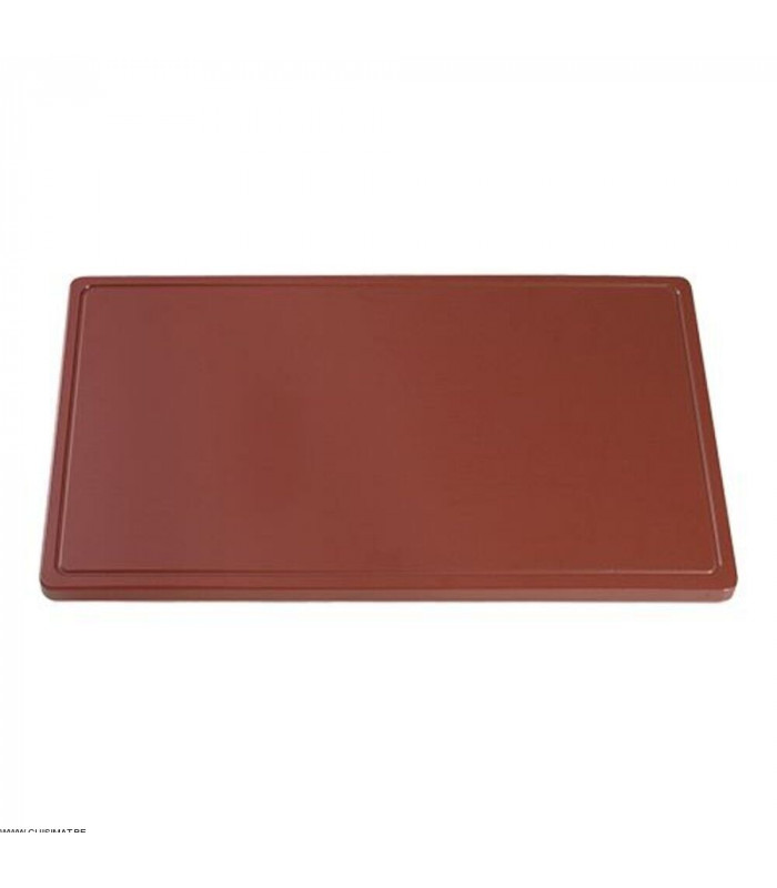 PLANCHE A DECOUPER BRUNE 50X30X4CM CATERCHEF dans PLANCHES A DECOUPER