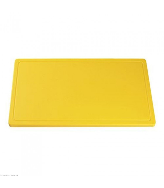 PLANCHE A DECOUPER JAUNE 50X30X4CM CATERCHEF dans PLANCHES A DECOUPER