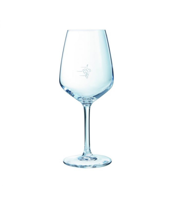 VERRE A PIED VINA JULIETTE GRAPPE 30CL JAUGE 10/12.5/15CL ARC dans ARC