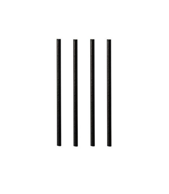 PAILLE PAPIER COCKTAIL BLACK 150X7MM 250 PIECES dans PAILLES ET CHALUMEAUX