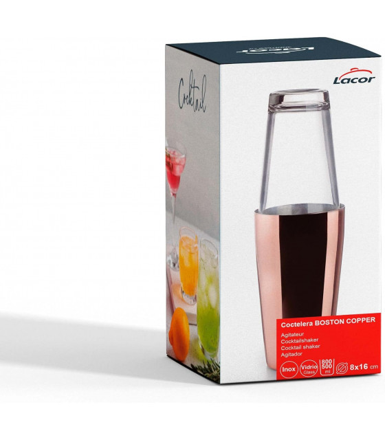 SHAKER A COCKTAIL BOSTON CUIVRE LACOR dans COCKTAILS