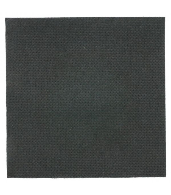 SERVIETTES COCKTAIL NOIRES DOUBLE POINT 20X20CM 2400 PIECES dans SERVIETTES