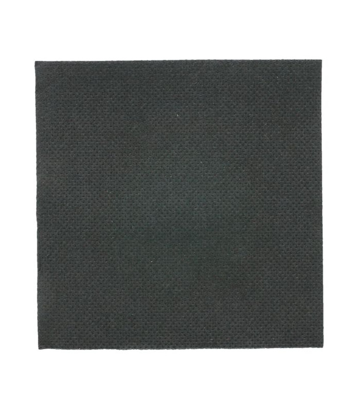 SERVIETTES COCKTAIL NOIRES DOUBLE POINT 20X20CM 100 PIECES dans SERVIETTES