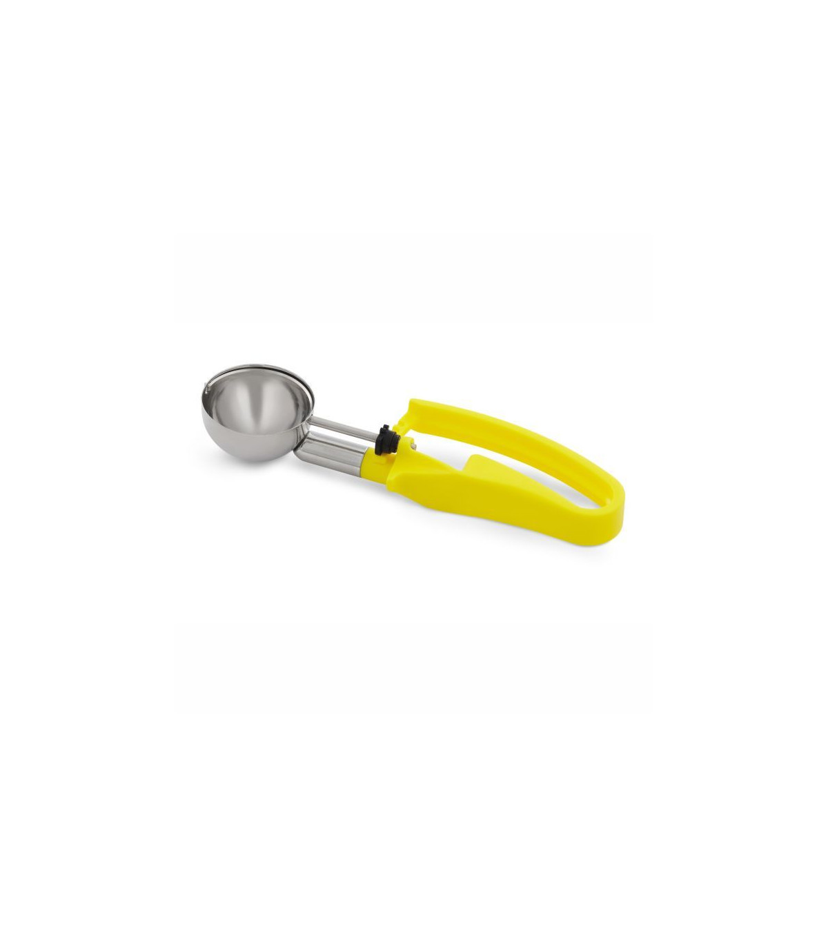 CUILLERE A GLACE A PRESSION JAUNE Ø5.2CM - 53ML PUJADAS dans PORTIONNEUSES GLACE