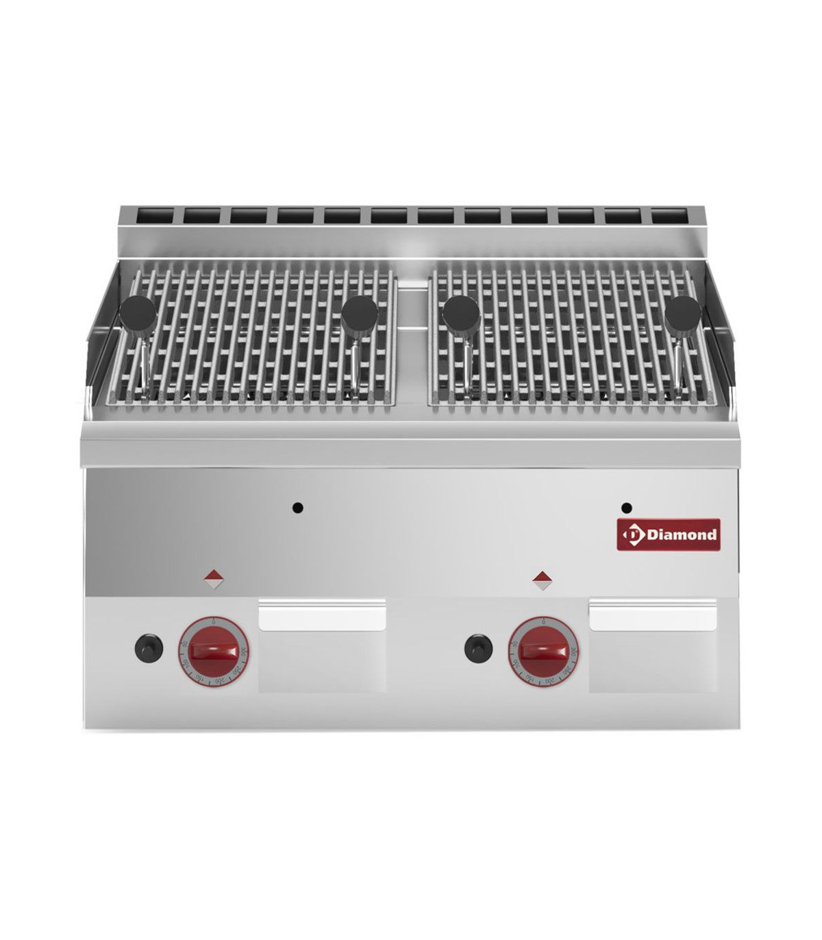 GRILL PIERRE DE LAVE GAZ, GRILLE FONTE TOP PRO 600 DIAMOND dans PIERRES DE LAVE