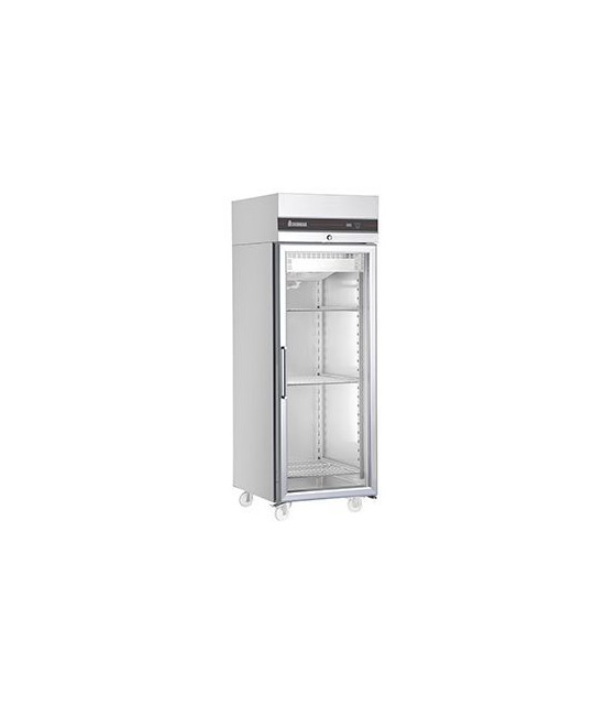 ARMOIRE FROIDE GN2/1 - FROID VENTILE -2 +8°C - 654 L - 1 PORTE VITREE dans FRIGOS INOX