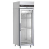 ARMOIRE FROIDE GN2/1 - FROID VENTILE -2 +8°C - 654 L - 1 PORTE VITREE dans FRIGOS INOX