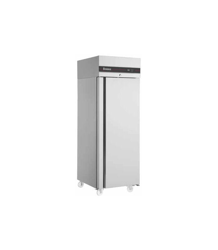 ARMOIRE FROIDE GN2/1 - FROID VENTILE -10° A -22°C - 654 L - 1 PORTE PLEINE - INOMAK dans CONSERVATEUR INOX