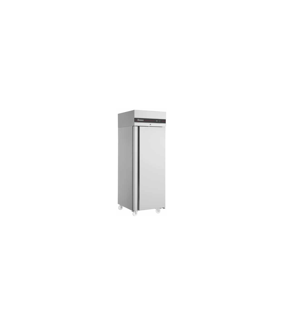 ARMOIRE FROIDE GN2/1 - FROID VENTILE -10° A -22°C - 654 L - 1 PORTE PLEINE - INOMAK dans CONSERVATEUR INOX