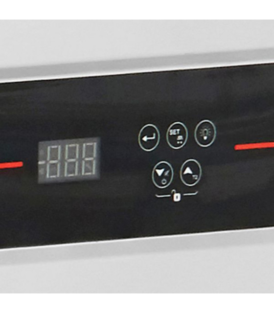 ARMOIRE FROIDE GN2/1 - FROID VENTILE -10° A -22°C - 654 L - 1 PORTE PLEINE - INOMAK dans CONSERVATEUR INOX