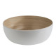 SALADIER EN MELAMINE FRIDA BI COULEUR Ø21.5CM MARRON/BLANC 1.8LT APS