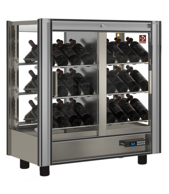 VITRINE REFRIGEREE A VIN 216LT TRAVERSANTE ET MODULABLE DIAMOND dans CAVE A VIN