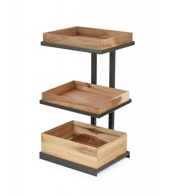 CAISSE BOIS 30X22X10CM dans BUFFET