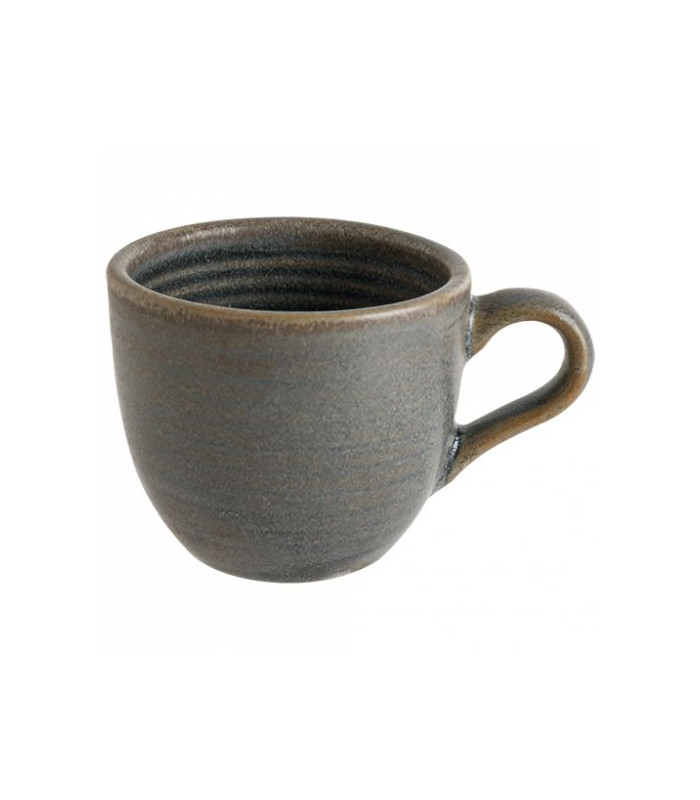 TASSE A PETIT CAFE HORNFELS RIPPLE 10CL GRES VITRIFIE BONNA dans BONNA