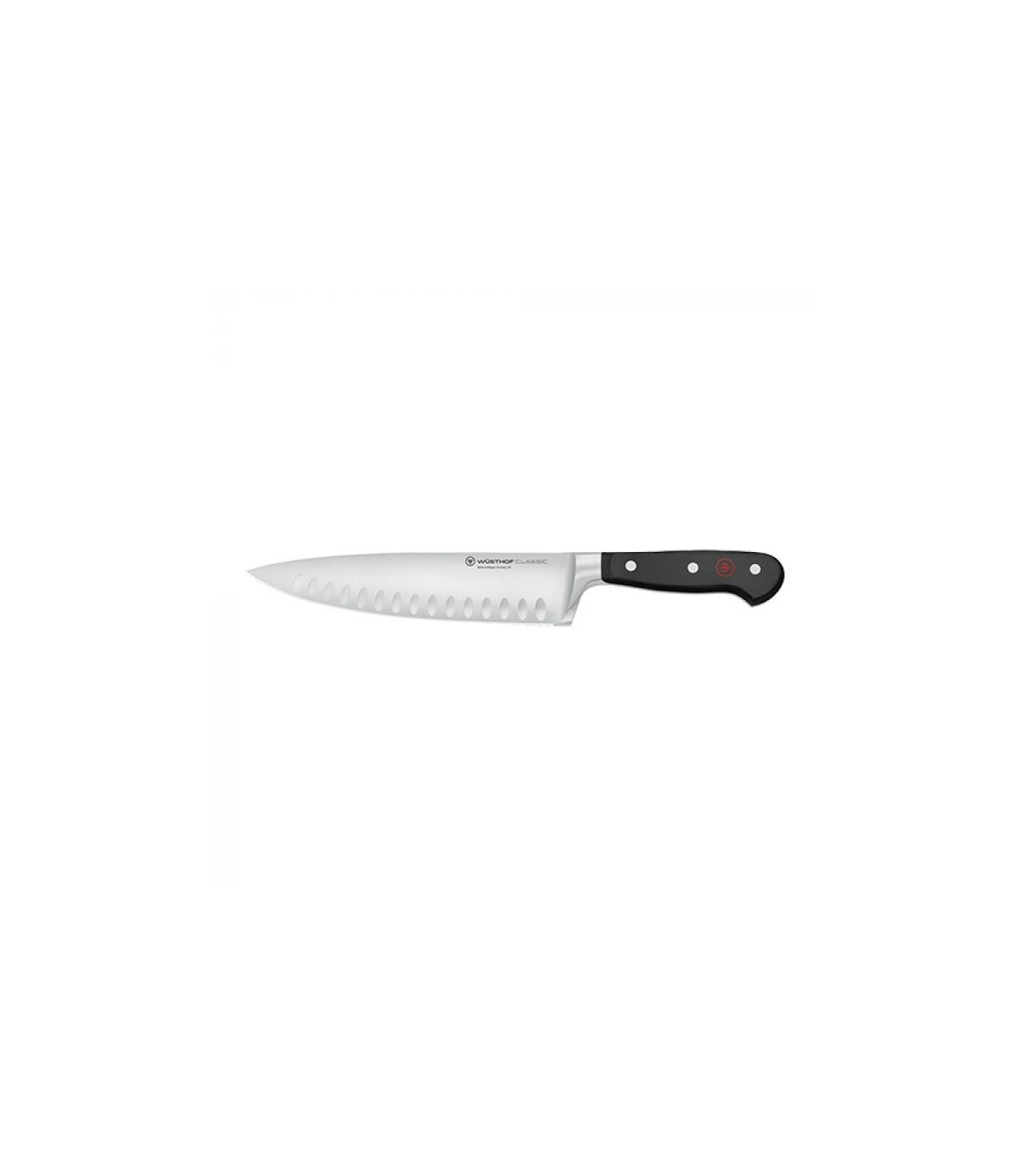 COUTEAU CHEF LAME CANNELEE 20CM 4572/20 WUSTHOF CLASSIC dans WUSTHOF