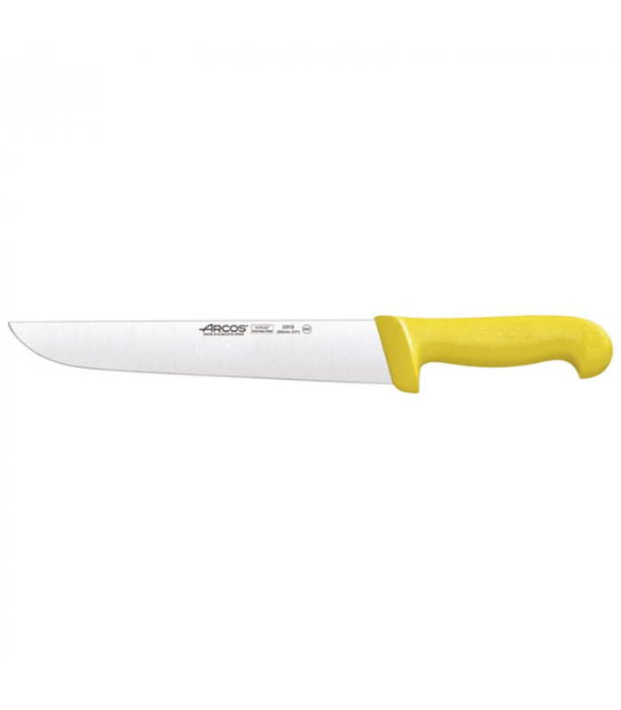 COUTEAU BOUCHER 25CM JAUNE ARCOS dans ARCOS