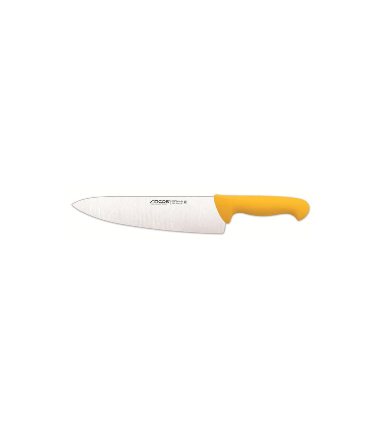 COUTEAU CUISINE LARGE 25CM JAUNE ARCOS dans ARCOS