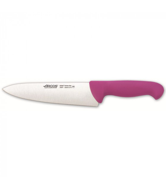 COUTEAU CUISINE 20CM FUSCHIA ARCOS dans ARCOS