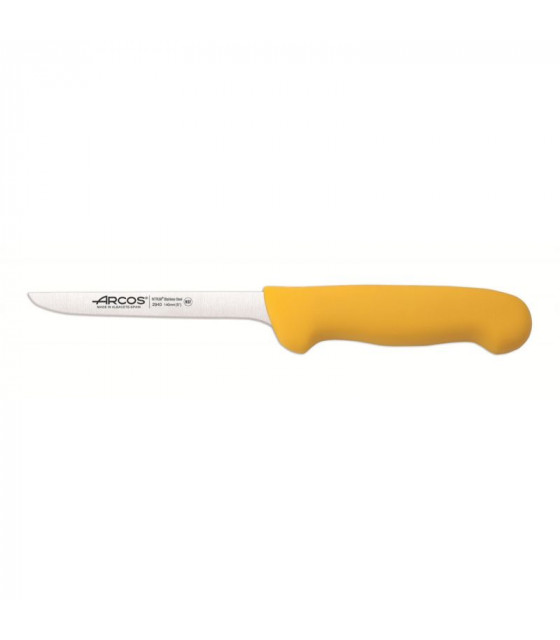 COUTEAU A DESOSSER LAME USEE 13CM JAUNE ARCOS dans ARCOS